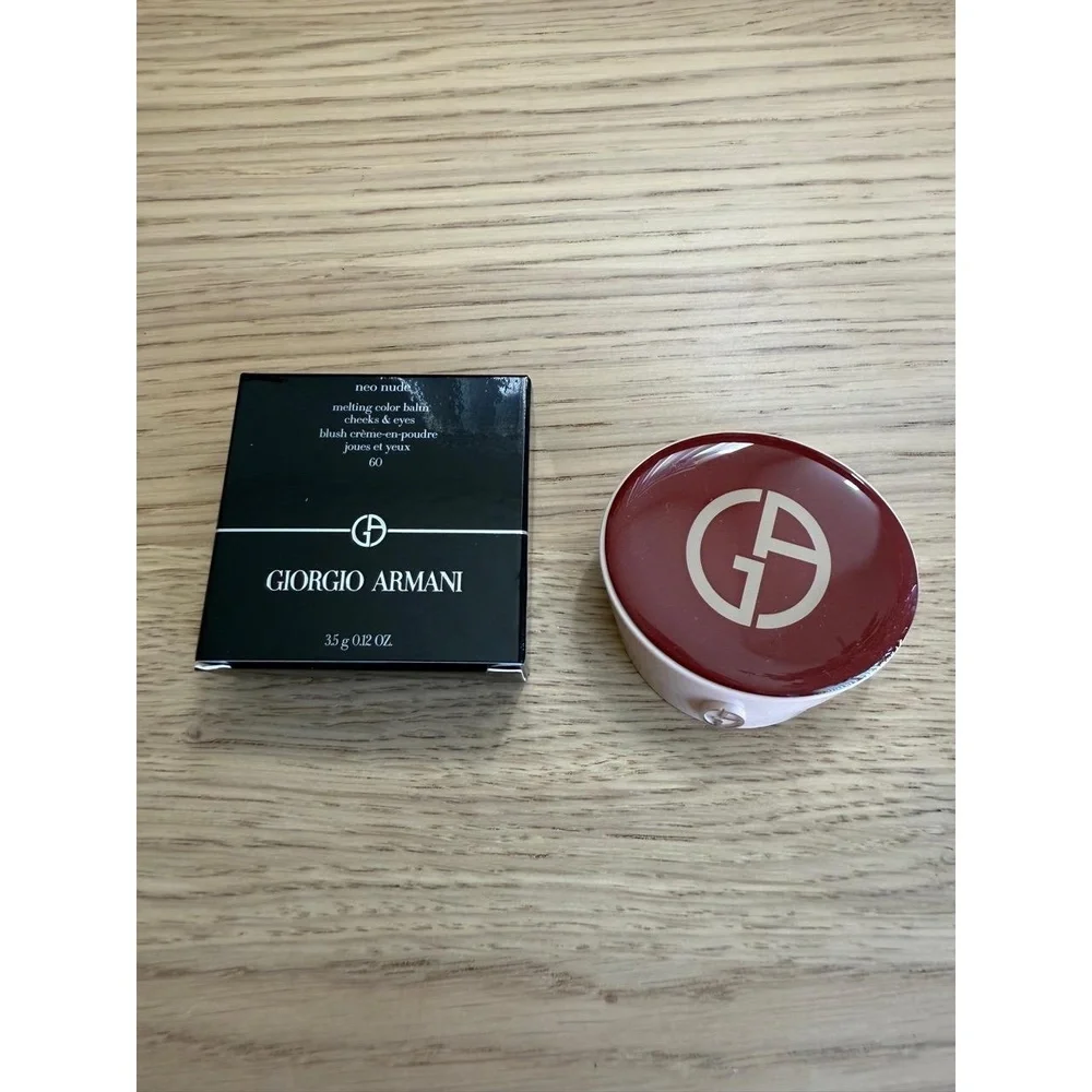 NIB Giorgio Armani Neo Nude Melting Color Balm - 60 warm plum